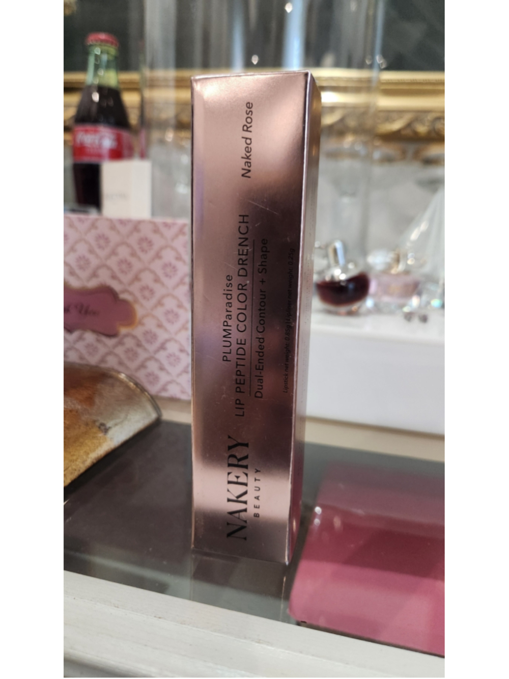 Nakery Beauty Lip Peptide Color Drench in Naked Rose